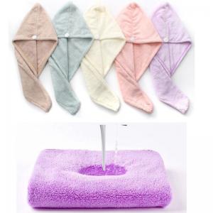 Quick Drying Turban Hair Towel Wrap super water absorbent towel